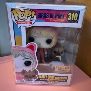 Funko Pop Heroes Harley Quinn with Hyena - Red and Black